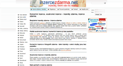 Desktop Screenshot of inzercezdarma.net