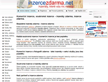 Tablet Screenshot of inzercezdarma.net